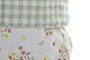 DKD Home Decor Cesta Shabby Vichy Sweet Verde Rojo 16 x 16 x 11 cm (6 Unidades)