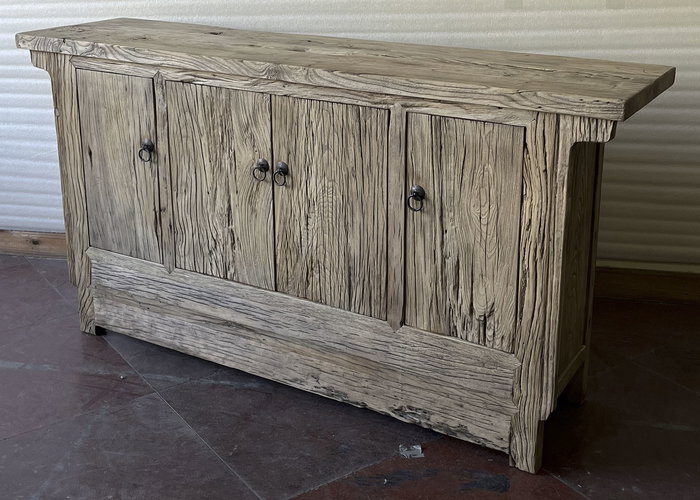 DKD Home Decor Aparador Antik China Natural Olmo Macizo 46 x 90 x 177 cm