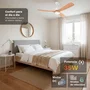 Grunkel SKYSTYLE52 Ventilador de Techo 132cm 35W 6 Velocidades