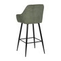 Taburete Verde Tejido-Metal Contract 54 X 41,50 X 109 cm (Set de 2)