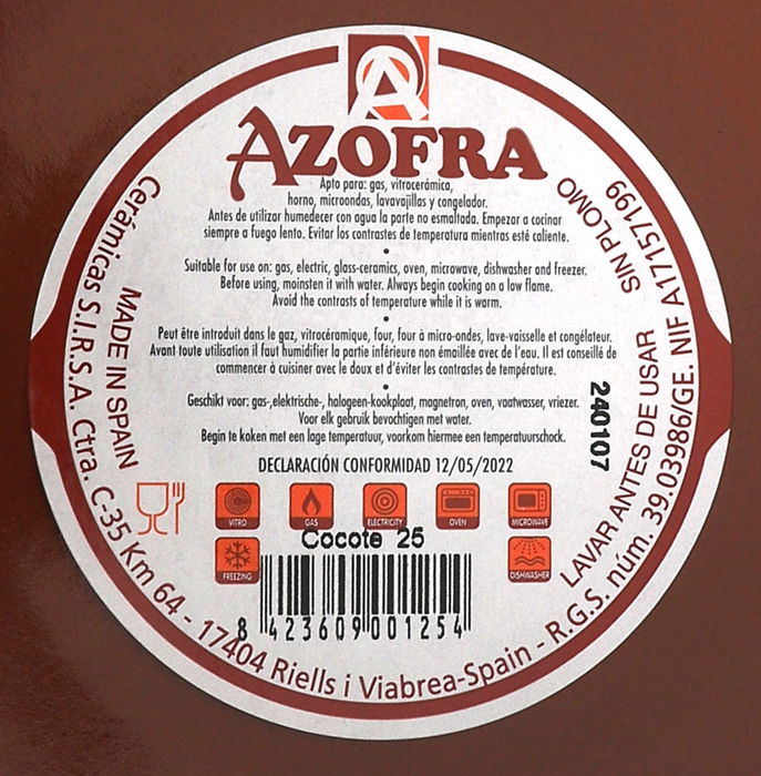 Azofra Cocote 25 cm (3 Unidades)