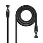 Nanocable 10.20.2000-L25-BK Cable de red Cat8.1 S/FTP (S-STP), 40 Gbps, 2000 MHz, blindaje SSTP, 0.25 m, AWG26, cobre, negro, LSZH, conector RJ45