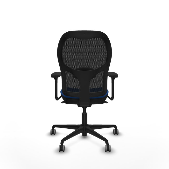 PIQUERAS Y CRESPO Silla de oficina Jorquera con mecanismo Sincro, Azul y Negro PIQUERAS Y CRESPO Silla de oficina Jorquera con mecanismo Sincro, Azul y Negro