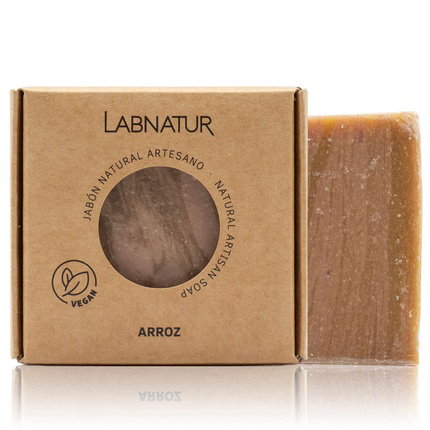 Labnatur Pack de 6 Jabón Natural Premium de Arroz 100 g