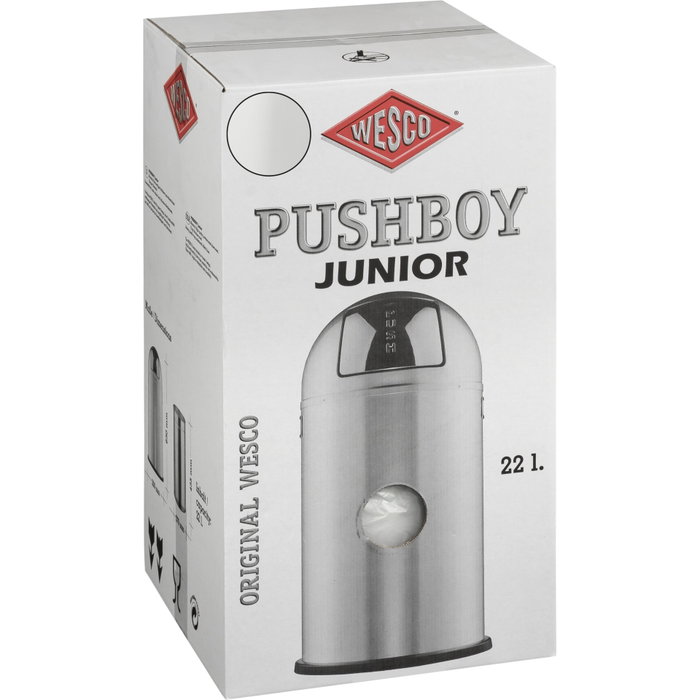 Wesco Pushboy Jr. 22l blanco mate Wesco Pushboy Jr. 22l blanco mate