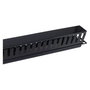 Equip 327314 Panel de gestión de cables para rack de 19 pulgadas, Negro