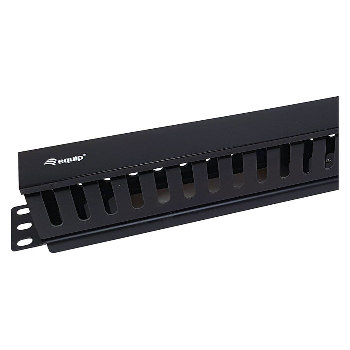 Equip 327314 Panel de gestión de cables para rack de 19 pulgadas, Negro Equip 327314 Panel de gestión de cables para rack de 19 pulgadas, Negro