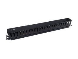 Equip 327314 Panel de gestión de cables para rack de 19 pulgadas, Negro