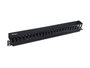Equip 327314 Panel de gestión de cables para rack de 19 pulgadas, Negro