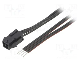 ESPE Cable de alimentación macho Micro-Fit 3.0, 4 pines, 0,2m