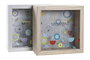 DKD Home Decor Hucha MDF 18x7x18 Surtido de 2 Colores