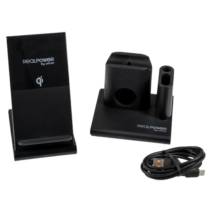 Realpower ChargeAIR Connect Cargador inalámbrico Negro
