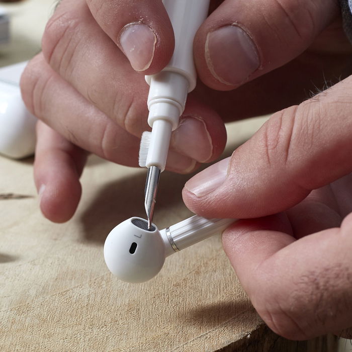 Be Mix Kit Limpieza Auriculares 3 en 1 Incluye Plumero, Cepillo y Pluma de Precisión