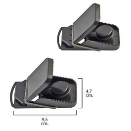 MAURER Trampa para ratones de plástico 9,5 x 4,7 cm (Bolsa de 2 unidades) manueverable