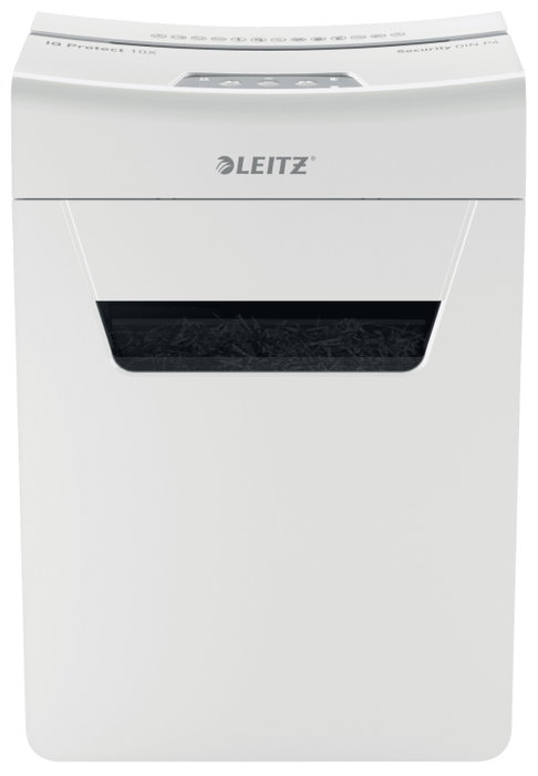 Leitz IQ 10x Protect Destructora de Documentos P4, 10 Hojas, 18L