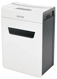 Leitz 80920000 Trituradora de Papel, 10 Hojas, 18 Litros, Nivel P-4, Gris y Blanco