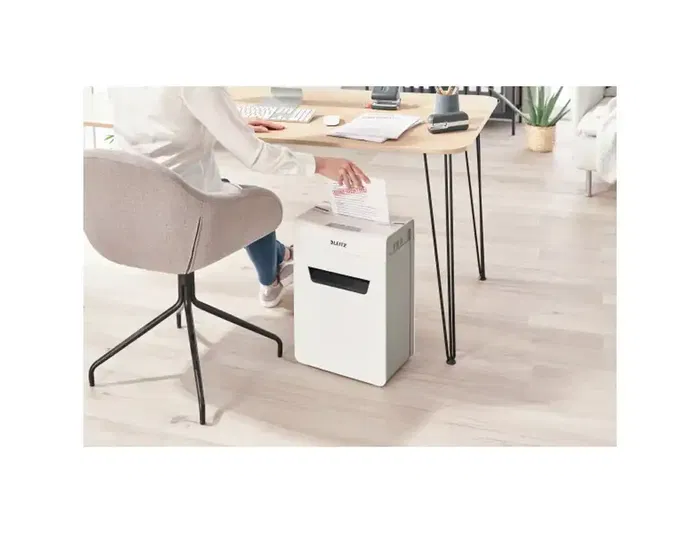 Leitz IQ Protect Premium 10x P4 Destructora de Documentos, Corte Partículas Nivel Seguridad 4, Capacidad + de 10 Hojas