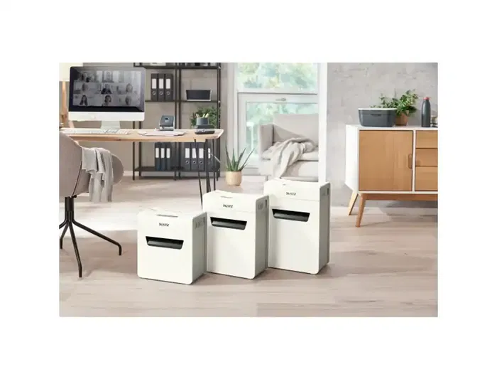 Leitz IQ Protect Premium 10x P4 Destructora de Documentos, Corte Partículas Nivel Seguridad 4, Capacidad + de 10 Hojas