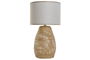 DKD Home Decor Lámpara Sobremesa Urban Crudo Natural Bambú Poliéster 40 x 71 x 40 cm