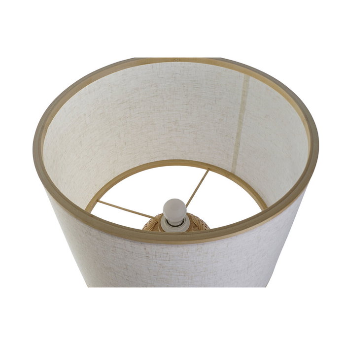 DKD Home Decor Lámpara de Sobremesa de Bambú y Poliéster Natural Crudo DKD Home Decor Lámpara de Sobremesa de Bambú y Poliéster Natural Crudo