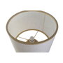 DKD Home Decor Lámpara de Sobremesa de Bambú y Poliéster Natural Crudo