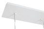 DKD Home Decor Lámpara Techo Tropical Blanco Natural Eucalipto 20 x 40 x 20 cm