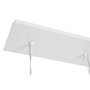 DKD Home Decor Lámpara de Techo Eucalipto Troncos Blanco y Natural 20x20x40 cm