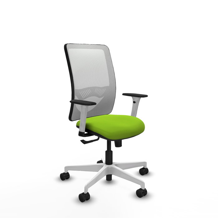PIQUERAS Y CRESPO Silla de oficina Zulema con mecanismo Sincro, Pistacho y Blanco PIQUERAS Y CRESPO Silla de oficina Zulema con mecanismo Sincro, Pistacho y Blanco