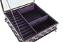 DKD Home Decor Joyero Tradicional Lila Plateado Metal Cristal 22 x 7 x 22 cm