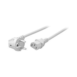 EFB Elektronik EK588WS.3V2 Cable de alimentación Tipo F 90° a C13, 3 m, Blanco