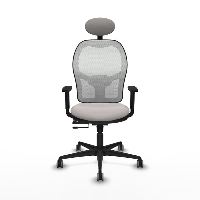 PIQUERAS Y CRESPO Silla de oficina Jorquera Blanca con Mecanismo Sincro/Traslack