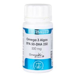 EQUISALUD Omega 3 Algas EPA 50mg DHA 250mg 500Mg 40Perlas