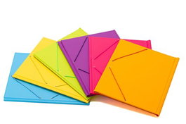 Carpeta De Gomas Y Solapas Iberplas Pvc Serie Fun Color Fº Expositor De 18