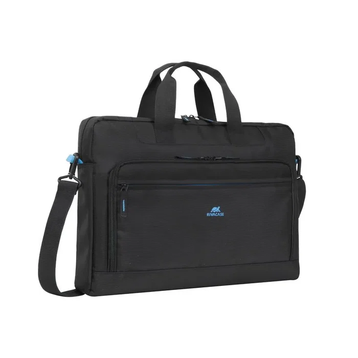 Rivacase 8059 Funda Protectora Rígida para Portátil 43.9 cm (17.3") con Asa y Tirante para Hombro - Color Negro