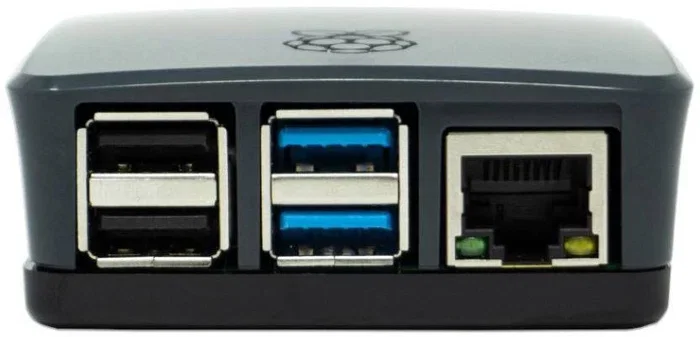 Raspberry SC0230 Caja Oficial para Raspberry Pi 4, Negro/Gris (1876752)