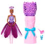 Barbie Muñeca Petal Pop JMF58 - Margarita Lila con Sorpresas Florales y Accesorios