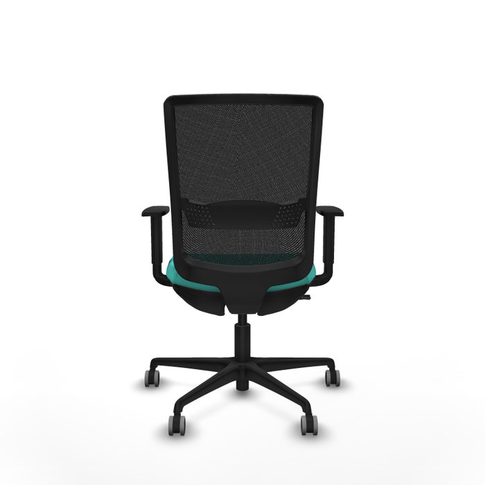 PIQUERAS Y CRESPO Silla de oficina Haches Turquesa y Negro PIQUERAS Y CRESPO Silla de oficina Haches Turquesa y Negro