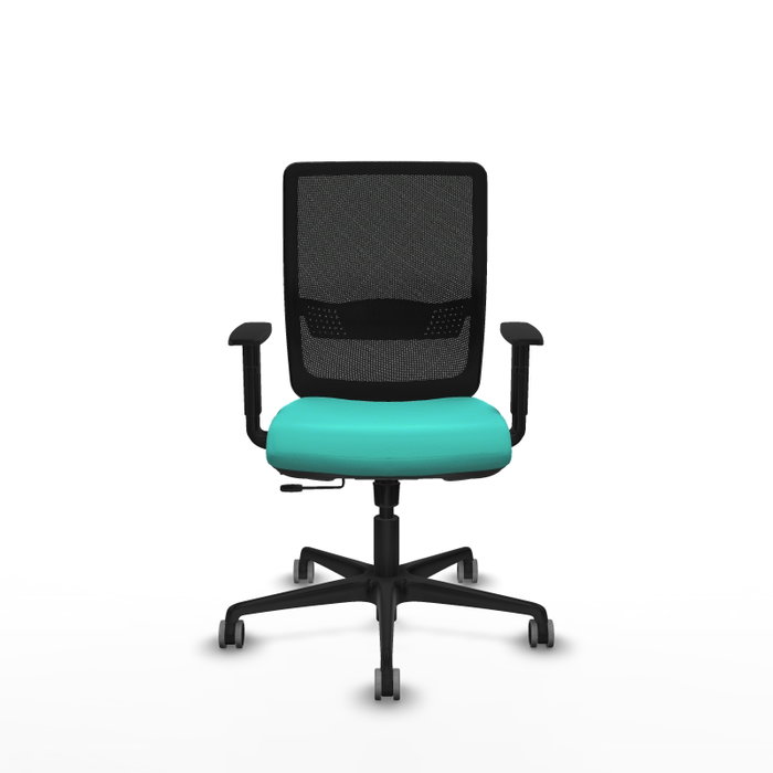 PIQUERAS Y CRESPO Silla de oficina Haches Turquesa y Negro PIQUERAS Y CRESPO Silla de oficina Haches Turquesa y Negro
