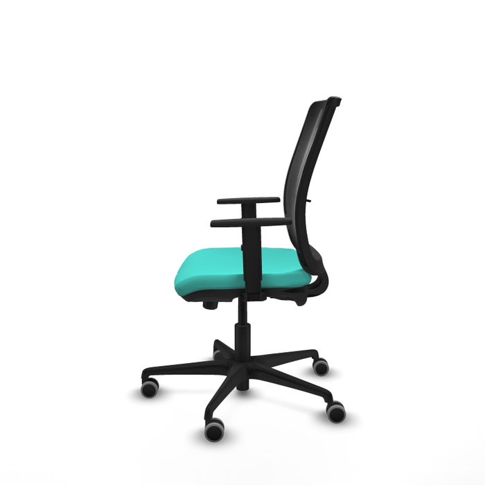 PIQUERAS Y CRESPO Silla de oficina Haches Turquesa y Negro PIQUERAS Y CRESPO Silla de oficina Haches Turquesa y Negro