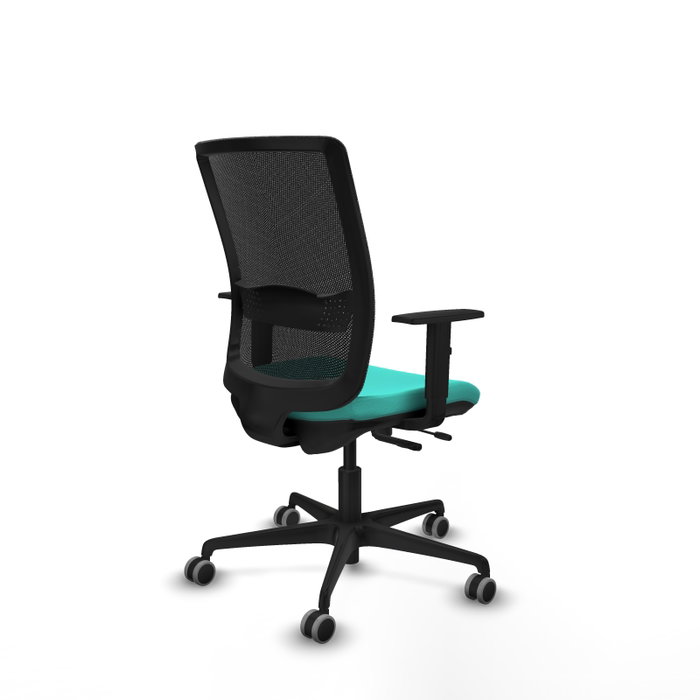 PIQUERAS Y CRESPO Silla de oficina Haches Turquesa y Negro PIQUERAS Y CRESPO Silla de oficina Haches Turquesa y Negro