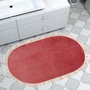 Mijölnir 1629 Alfombra de Baño Fucsia 100 x 150 cm, 100% Acrílico, Felpa 3 cm, Antideslizante, Antibacteriana, Lavable a Máquina