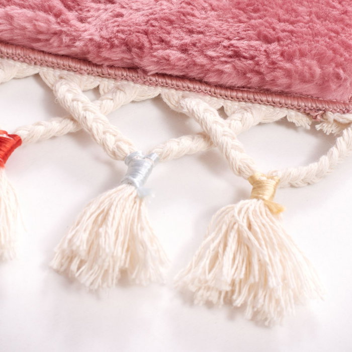Mijölnir 1629 Alfombra de Baño Fucsia 100 x 150 cm, 100% Acrílico, Felpa 3 cm, Antideslizante, Antibacteriana, Lavable a Máquina