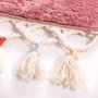 Mijölnir 1629 Alfombra de Baño Fucsia 100 x 150 cm, 100% Acrílico, Felpa 3 cm, Antideslizante, Antibacteriana, Lavable a Máquina