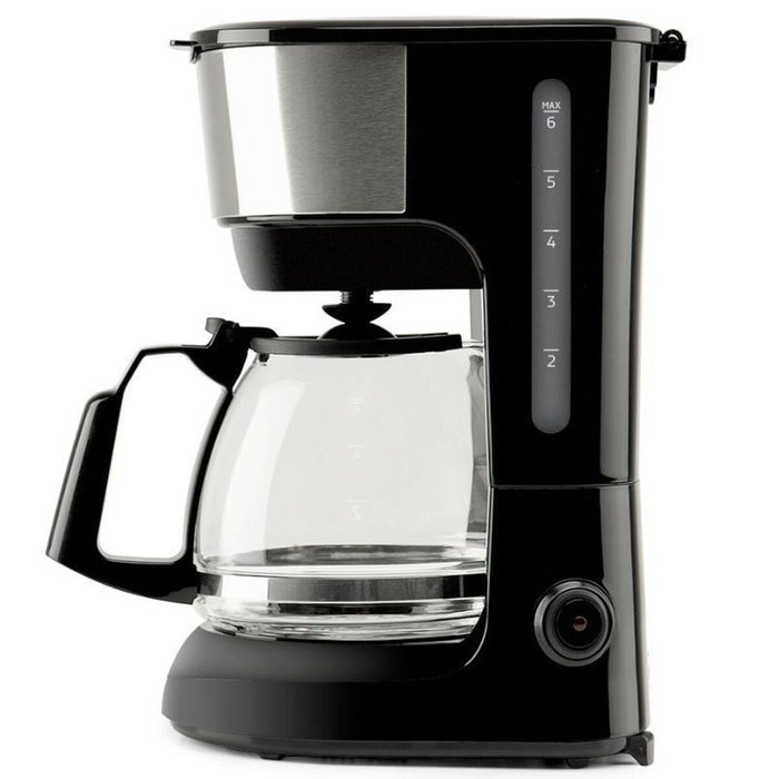 Orbegozo CG 4506 Cafetera de Goteo 6 Tazas Negra y Plata