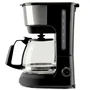 Orbegozo Cafetera de Goteo CG 4506 - 6 Tazas - Negra y Plata - Jarra de Cristal 0,75 L - Apagado Automático - Placa Calentadora