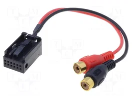 4CARMEDIA Adaptador Aux RCA para Opel