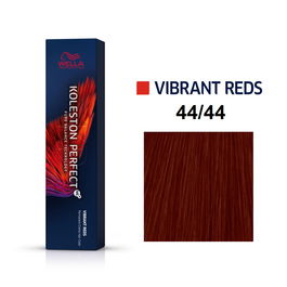 Koleston Perfect Me+, Tinte permanente para el cabello, 44/44 Medium Intense Red Brown, 60 ml