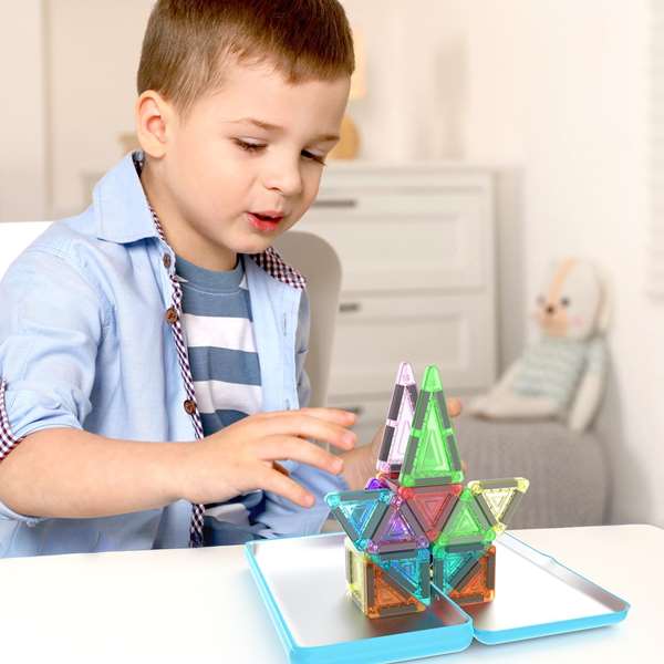 Picasso Tiles Mini Bloques Magnéticos 26 Piezas - Juego de Construcción Educativo en Español para Niños 3+ Picasso Tiles Mini Bloques Magnéticos 26 Piezas - Juego de Construcción Educativo en Español para Niños 3+