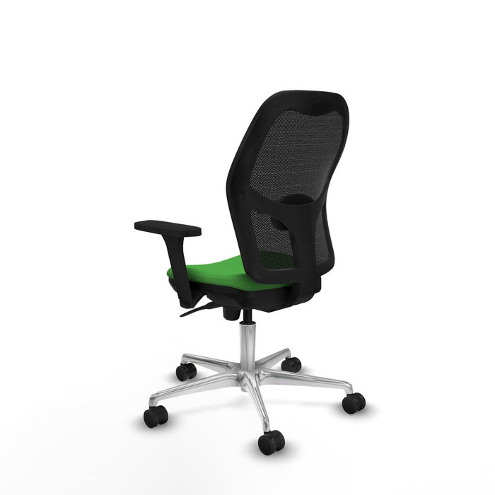 PIQUERAS Y CRESPO Silla de oficina Jorquera verde y negra