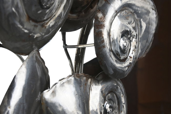 DKD Home Decor Espejo Metal Nautilus Plateado 90x10x80 DKD Home Decor Espejo Metal Nautilus Plateado 90x10x80